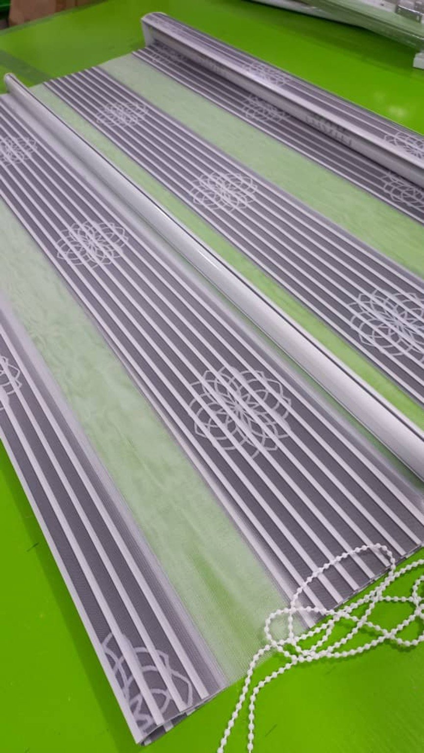 Modern patterned blind