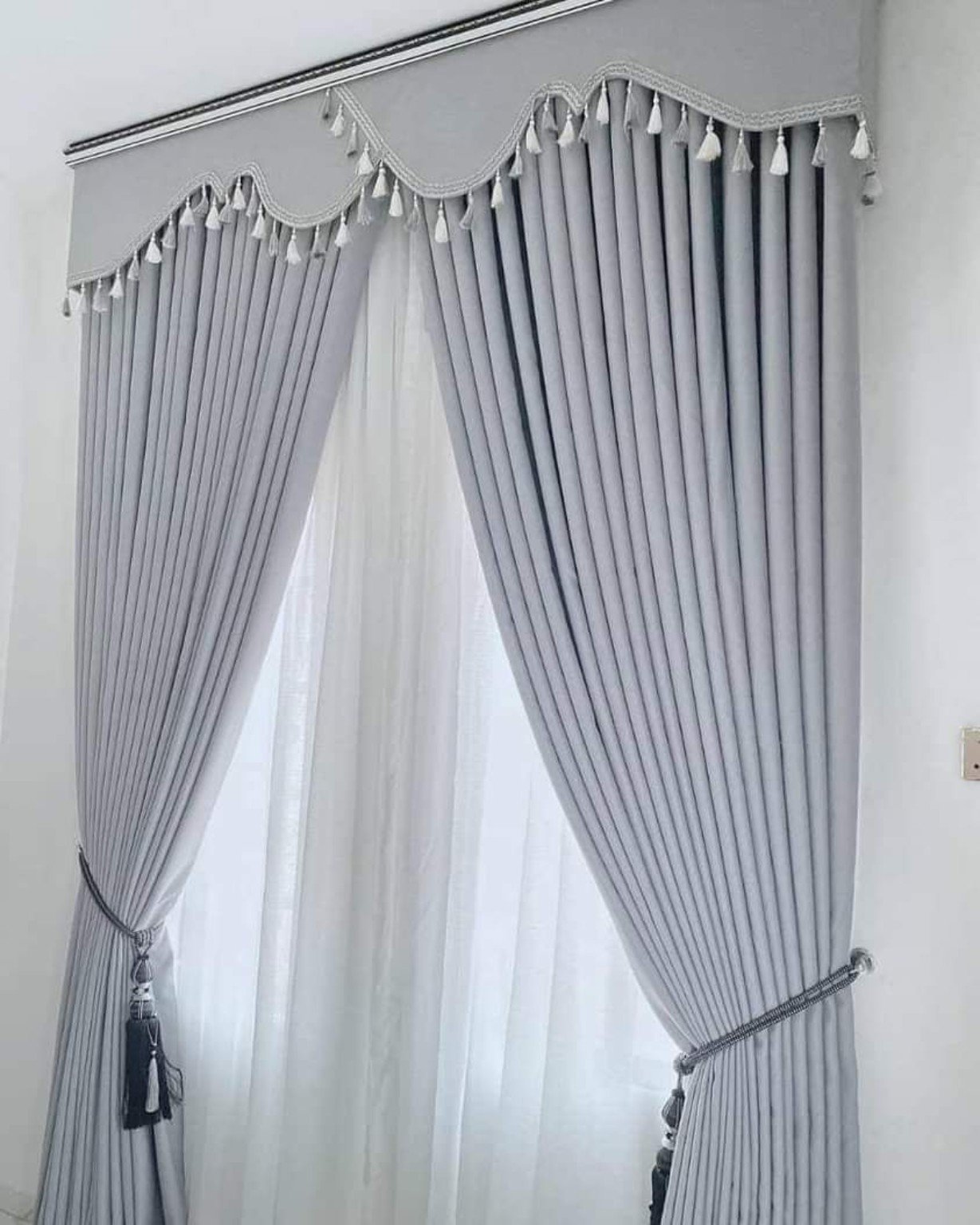 Light Grey Designer Curtains